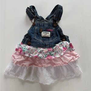 Oshkosh B’gosh overall dress 12 months